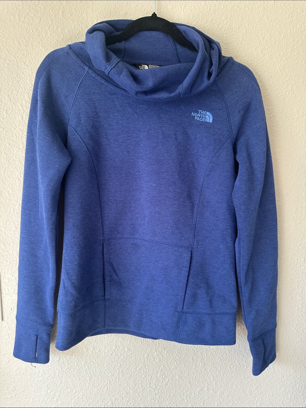 The North Face Women's Blue Cowl Neck Pullover Sweater